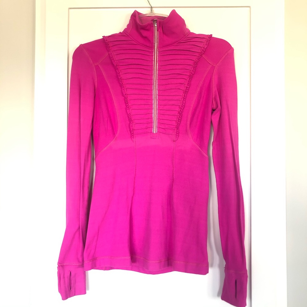 Lululemon Run Your Heart Out Pink Pullover | 4